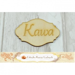 Tabliczka ozdobna grawer KAWA SK255-2704