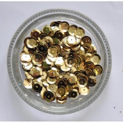 Cekiny łamane koła 8 mm Złoty-9617